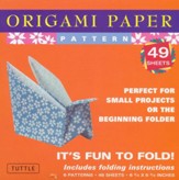 Origami Paper Pattern with 8 page  booklet