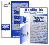 WordBuild ®: A Better Way To Teach  Vocabulary Elements 1 Combo Pack