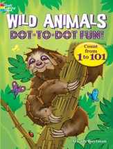 Wild Animals Dot-to-Dot Fun!