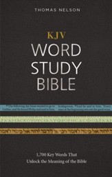 KJV, Word Study Bible, Ebook, Red Letter Edition: 1,700 Key Words that Unlock the Meaning of the Bible - eBook