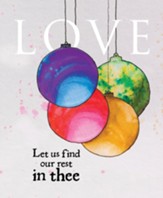 Love Ornament Large Advent Bulletins, 50