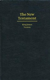 KJV Giant Print New Testament, Hardcover, black
