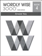 Wordly Wise 3000 3rd Edition Answer Key Book 4 (Homeschool  Edition)