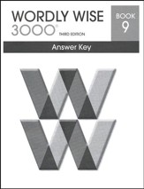 Wordly Wise 3000 3rd Edition Answer  Key Book 9 (Homeschool  Edition)