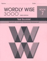 Wordly Wise 3000 Book 7 Test 3rd Ed.  - Slightly Imperfect