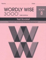 Wordly Wise 3000 Book 8 Test 3rd Ed. (Homeschool Edition)