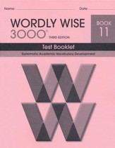 Wordly Wise 3000 Book 11 Test 3rd Ed. (Homeschool Edition)