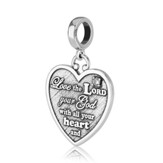 Love the Lord Hanging Charm Bead