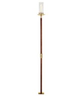 Deluxe Floor Length Pew End Candlestick with Brass Permanent & Removable Brackets 62 L