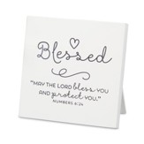 Blessed Baby Plaque (Psalm 127:3)(4 x 4)