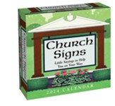 2024 Church Signs, Day-to-Day Calendar