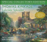 2024 Thomas Kinkade Lakeside Splendor, Deluxe Wall Calendar, Collector's Edition