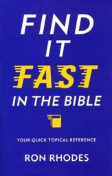 Find It Fast in the Bible: A Quick Topical Reference - eBook