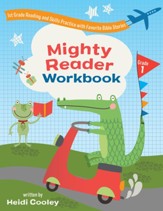 Mighty Reader Workbook: First Grade Reading and Skills Practice with Favorite Bible Stories