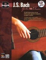 J.S. Bach Guitar TAB Classics, Book & CD