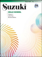 Suzuki Cello School 4 / Book & CD