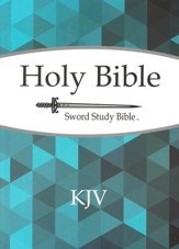 KJV Large Print Personal Size Sword Study Bible, paperback