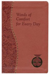 Words of Comfort for Every Day, Imitation Leather, Red