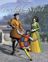 Twelft Night: Easy Reading Shakespeare in 10 Illustrated Chapters - eBook
