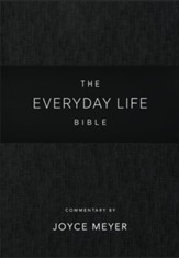 Everyday Life Bible: Black LeatherLuxe ®: The Power of God's Word for Everyday Living