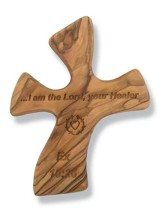 I Am the Lord, Your Healer, Olivewood Handheld Cross