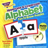 Alphabet Upper & Lowercase Fun-to-Know Puzzles