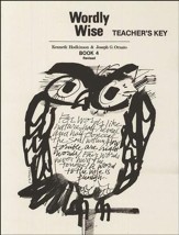Wordly Wise, Book 4, Grade  7-Teacher's Key (Homeschool  Edition)