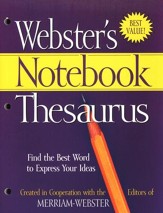 Webster's Notebook Thesaurus