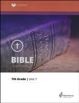 Lifepac Bible Grade 7 Unit 7: The Life Of Christ, Part One