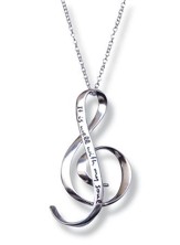 It Is Well with My Soul--Sterling Silver Necklace