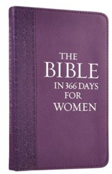 The Bible in 366 Days For Women, Purple Imitation Leather