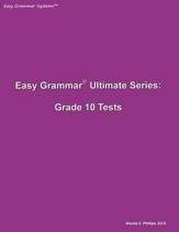 Easy Grammar Ultimate Series: Grade 10 Student Test Booklet - Slightly Imperfect