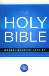 The Modern English Version (MEV) Economy Bible paper back