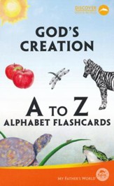 God's Creation A to Z Alphabet Flashcards