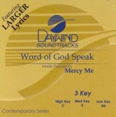 Word of God Speak, Accompaniment CD