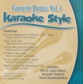 Favorite Hymns, Vol. 4, Karaoke CD