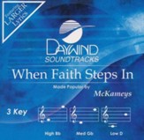 When Faith Steps In, Accompaniment CD