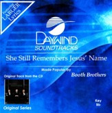 She Still Remembers Jesus' Name, Accompaniment CD