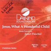 Jesus, What a Wonderful Child, Accompaniment CD