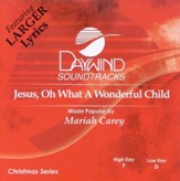 Jesus, Oh What A Wonderful Child, Accompaniment CD