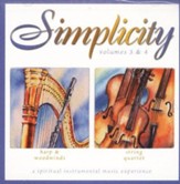 Simplicity Volumes 3 & 4: Harp &  Woodwinds/String Quartet CD