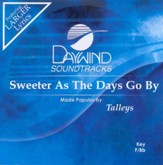 Sweeter As The Days Go By, Accompaniment CD