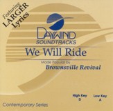 We Will Ride, Accompaniment CD