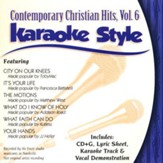 Contemporary Christian Hits, Volume 6, Karaoke Style CD