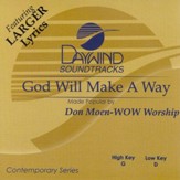 God Will Make A Way, Accompaniment CD