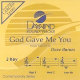 God Gave Me You, Accompaniment CD