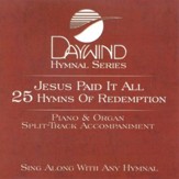 Jesus Paid It All, 25 Hymns for Piano & Organ Accompaniment, CD