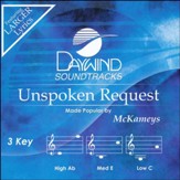 Unspoken Request Accompaniment, CD