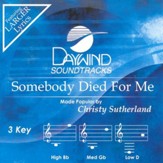 Somebody Died For Me, Accompaniment CD