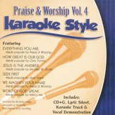 Praise & Worship, Vol. 4, Karaoke CD